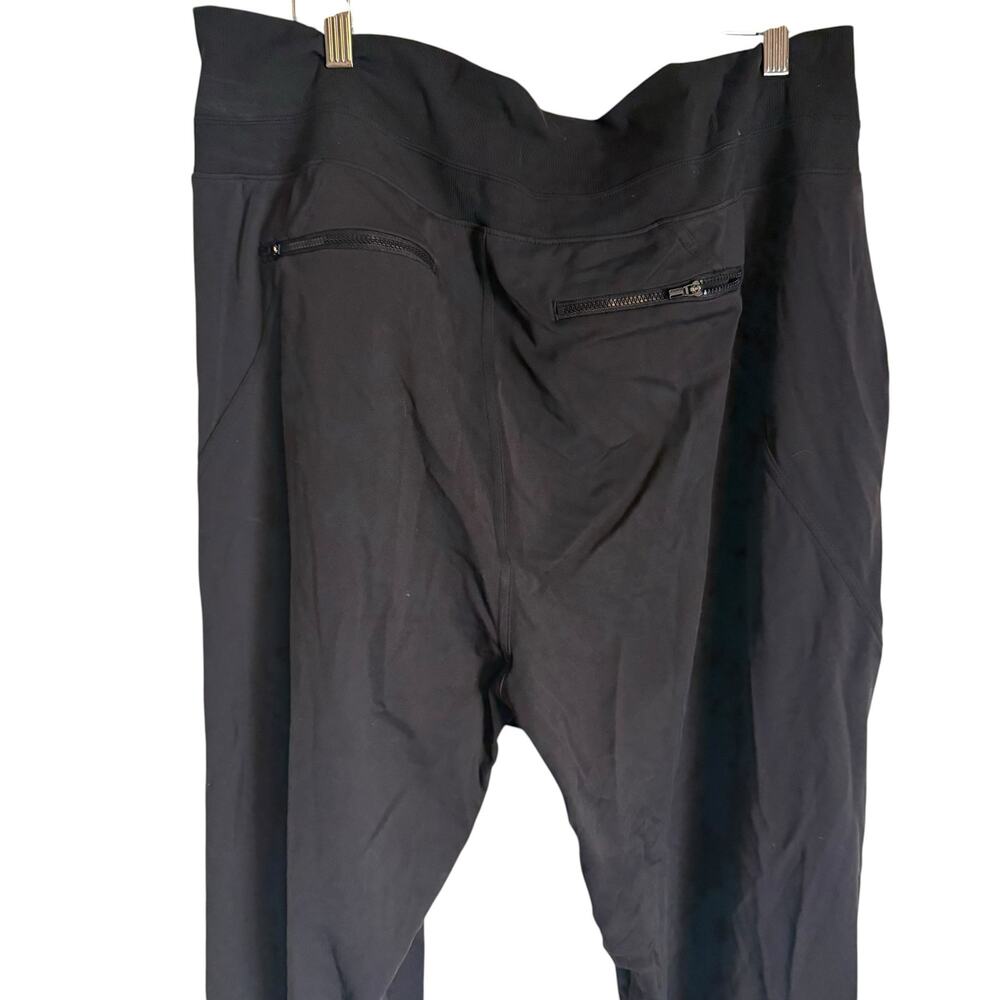 Athleta Venice Black Athleisure Athletic Travel Lounge Jogger Pants Plus Size 2X - Picture 5 of 8